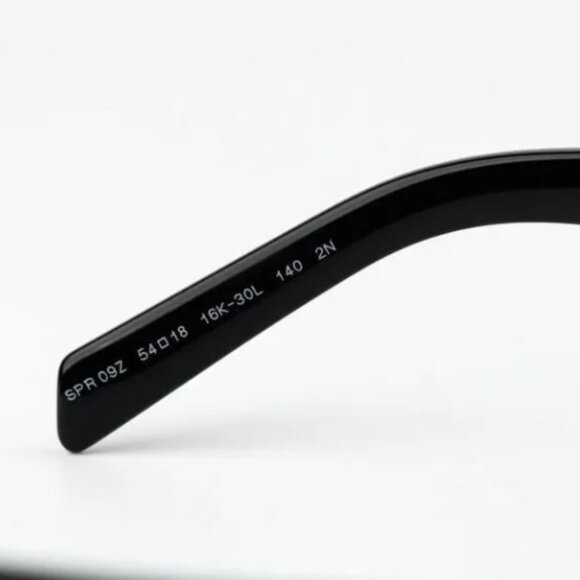 NEW Prada PR09ZS 16K30L Black Pink Unisex Rectangle Sunglasses PR 09ZS - Picture 8 of 10